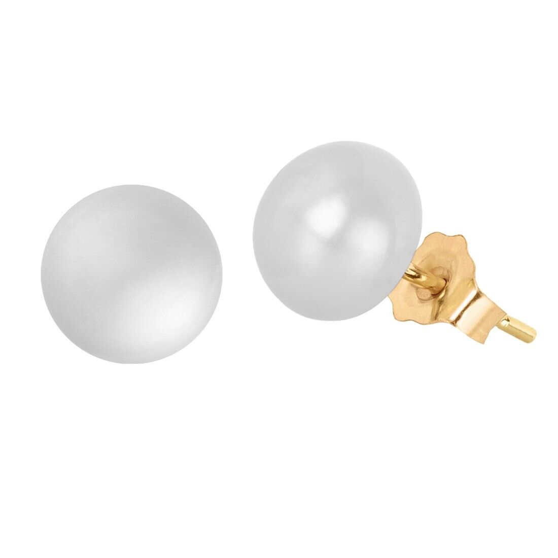 9ct gold fashion freshwater pearl earrings