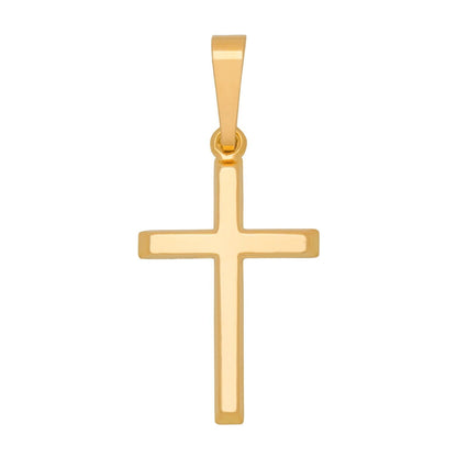 14k Gold Cross Pendant, Religious Charms for Women and Men - Multiple Designs