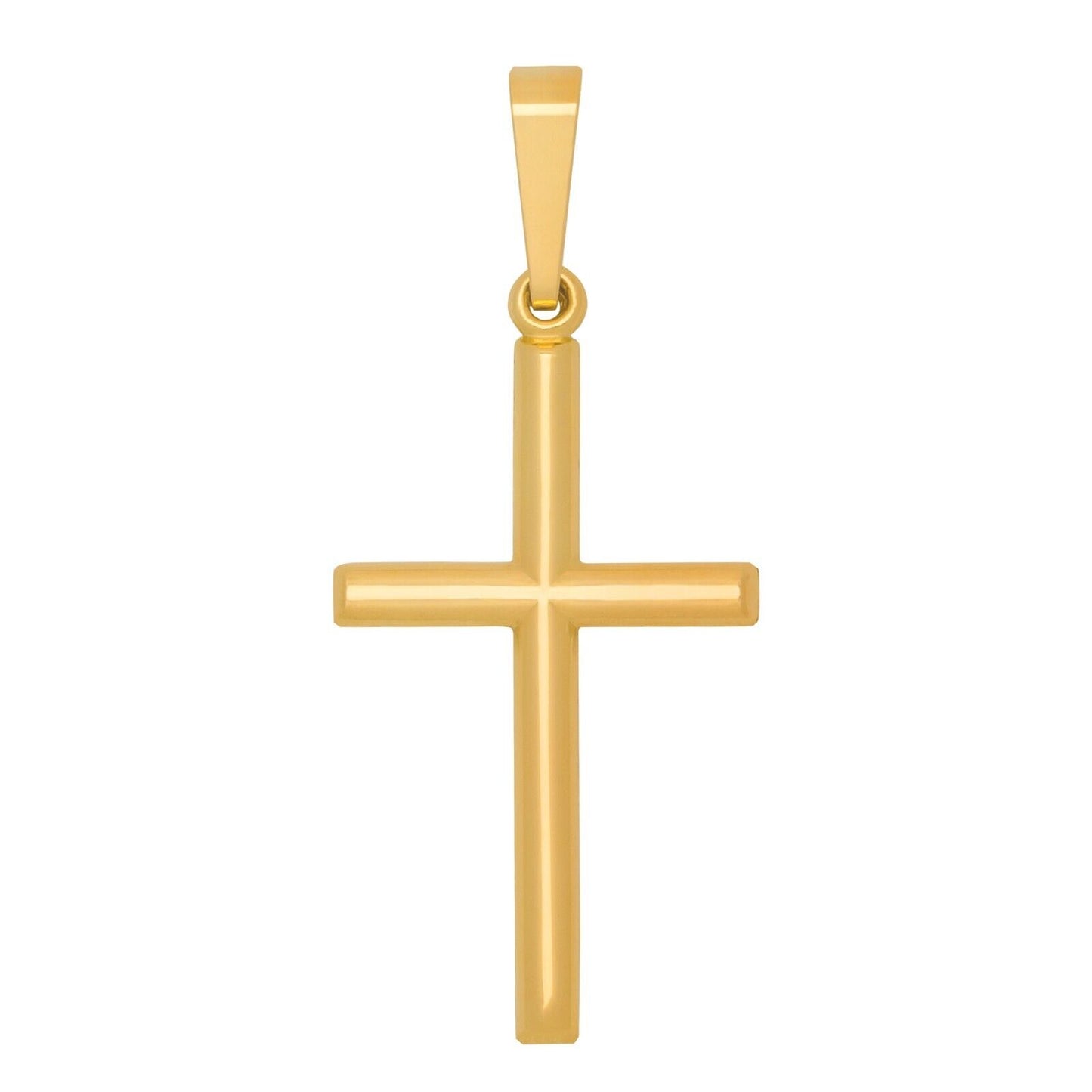 14k Gold Cross Pendant, Religious Charms for Women and Men - Multiple Designs