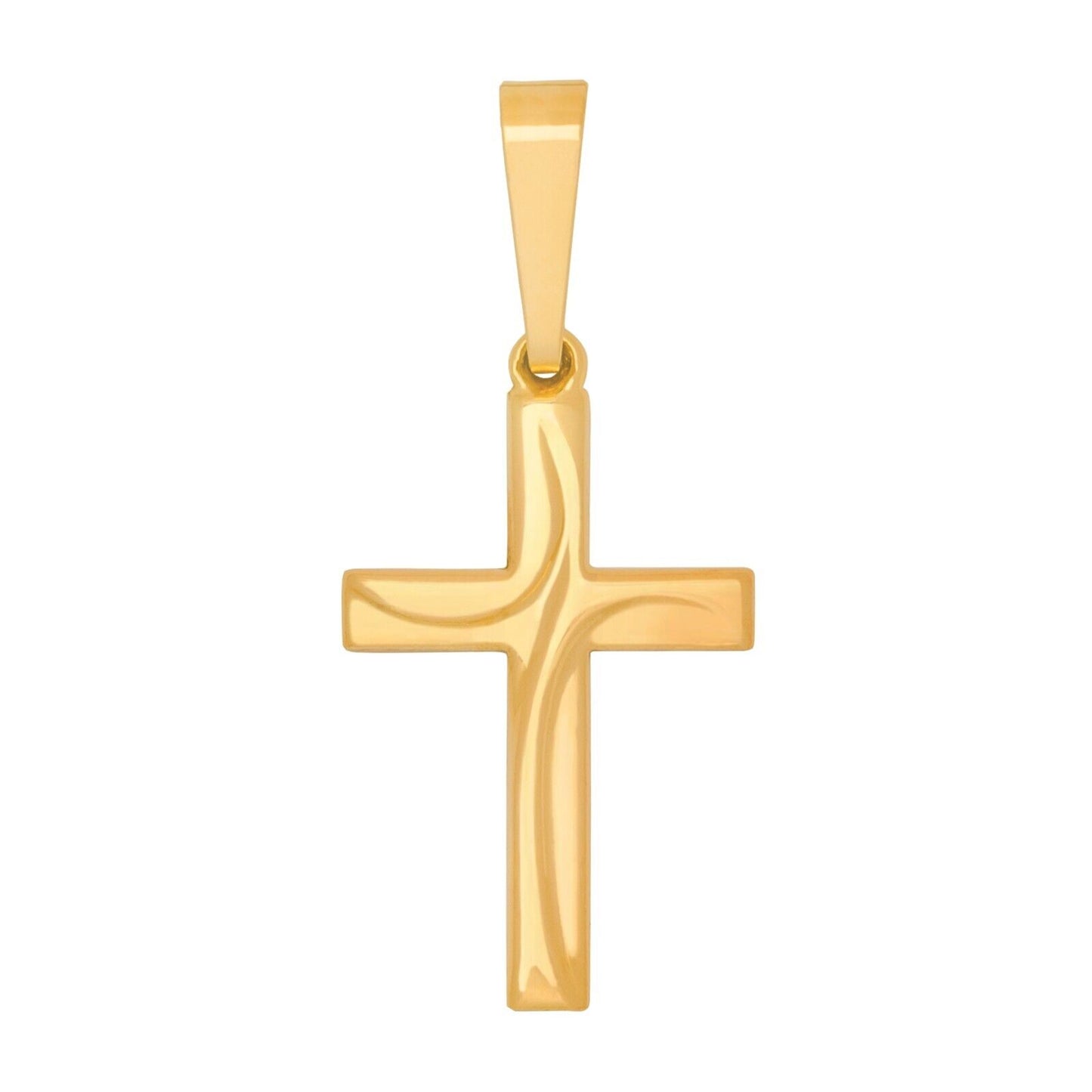 14k Gold Cross Pendant, Religious Charms for Women and Men - Multiple Designs