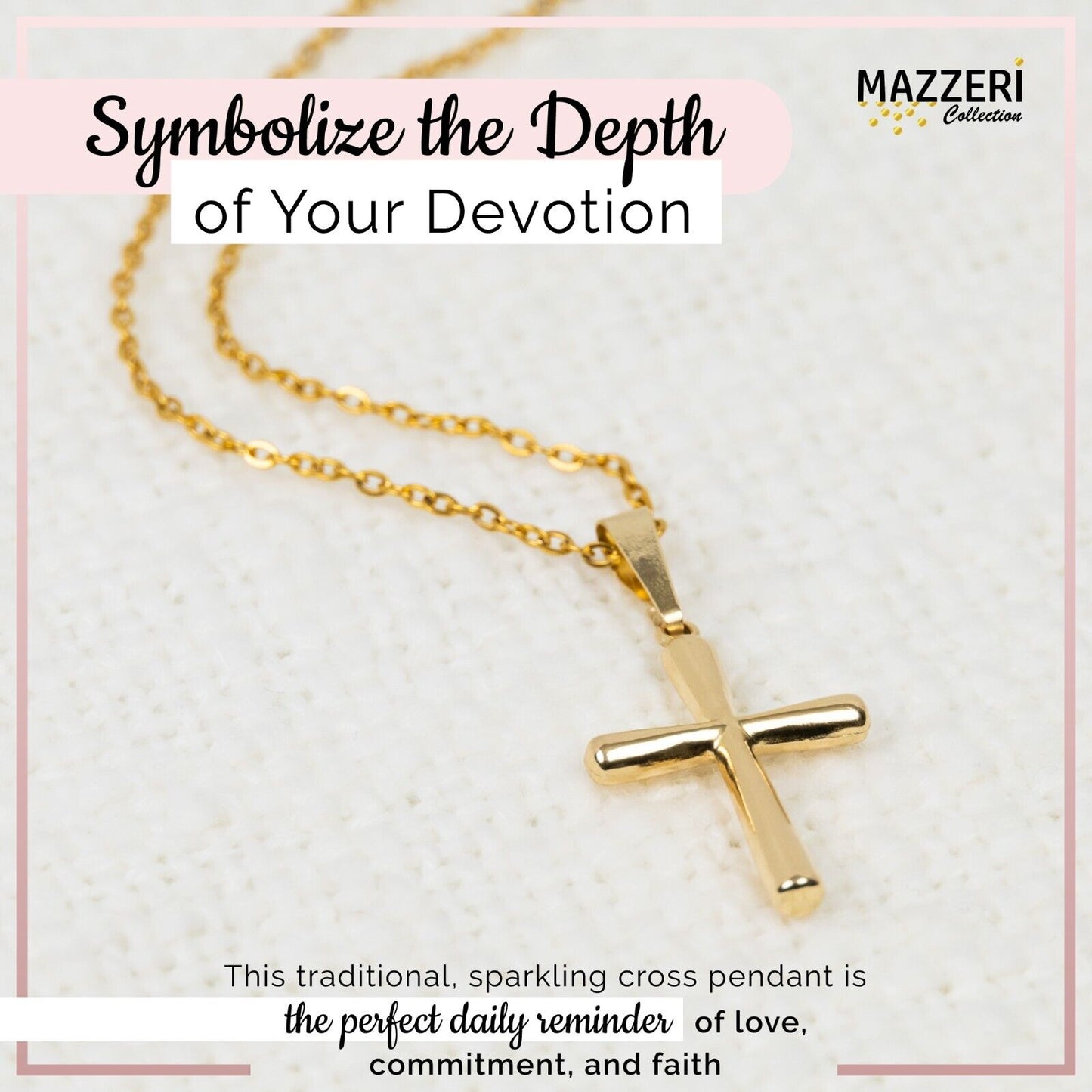 14k Gold Cross Pendant, Religious Charms for Women and Men - Multiple Designs