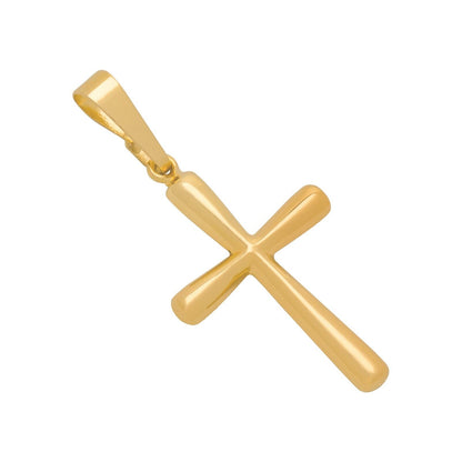 14k Gold Cross Pendant, Religious Charms for Women and Men - Multiple Designs